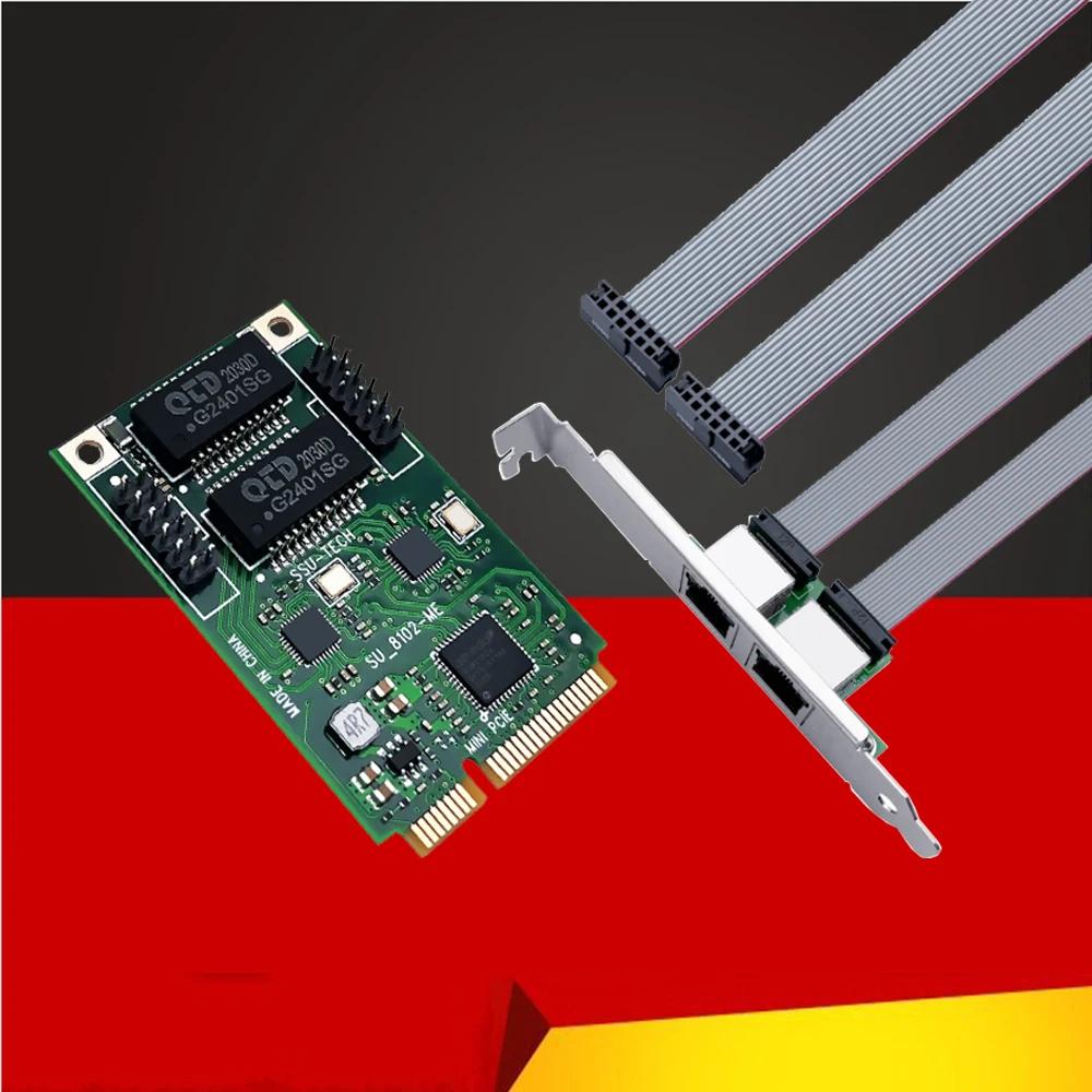 ̴ PCIE 2 Ʈ RJ45 Ʈũ ī Ʈũ  ͳ Lan  ̴ ⰡƮ 10/100/1000Mbps ASM1182e Ĩ PC 